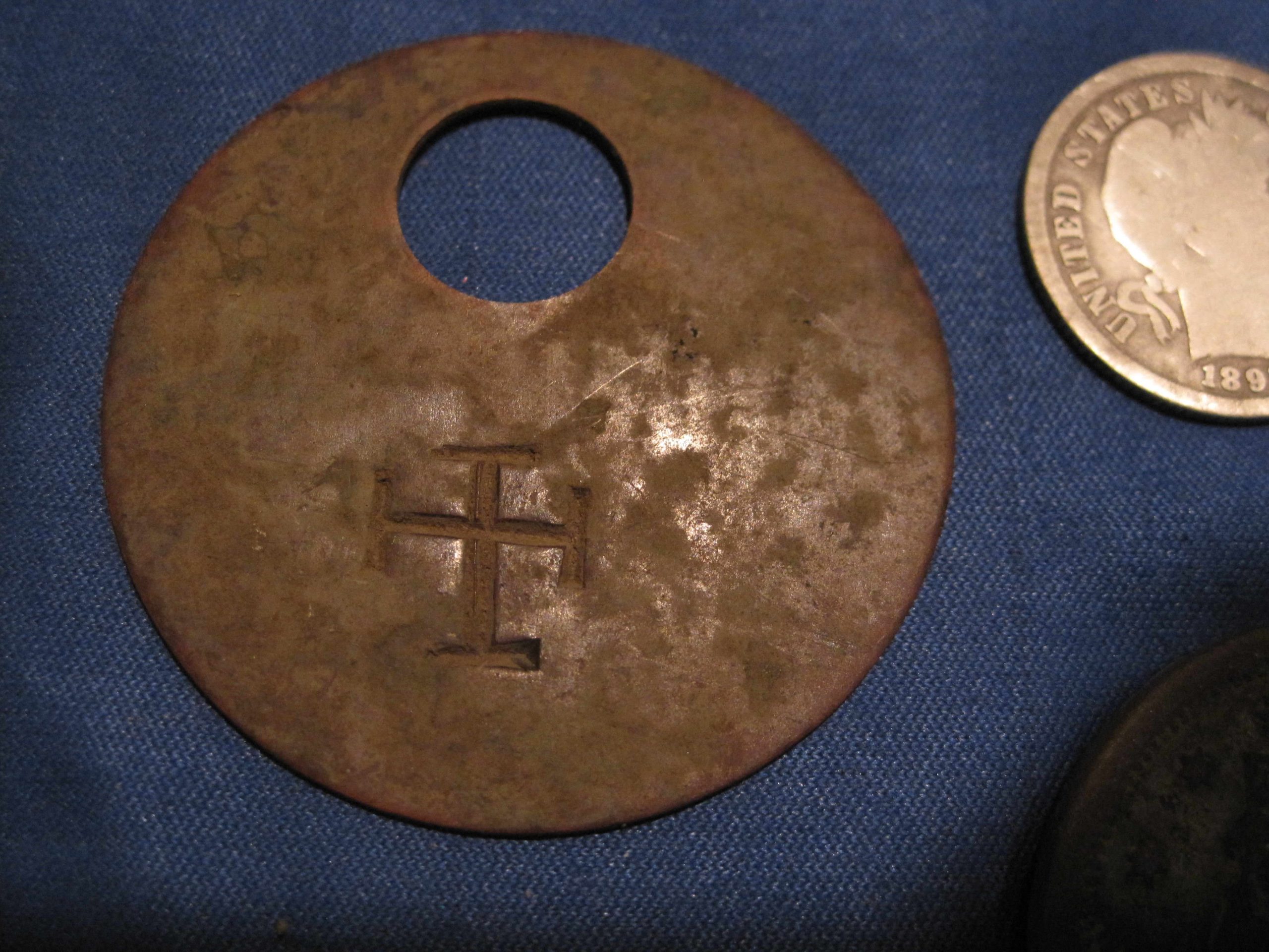 Mystery Item: Knights Templar or Crusader’s Cross on Livestock Tag