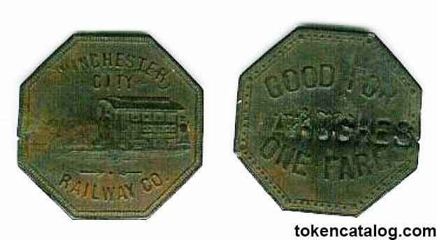 winchester railway token 2