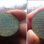 Palmolive-Peet Co Buy one Get one Free Antique Brass Token – Chicago P-009