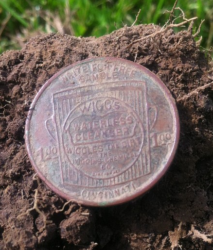 Wiggs Chemical Token – 1930s – Pre-Nazi Swastika on “Lucky Coin” Coupon.
